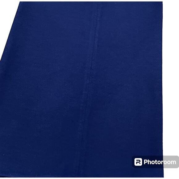 Sonia Rykiel Blue Wool Midi Skirt (Made in France) - Picture 3 of 9
